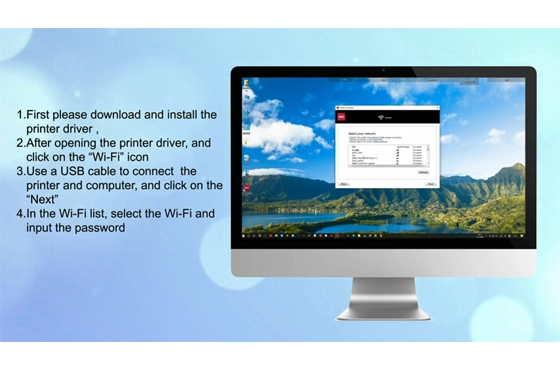 04 Deli Εκτυπωτής P3100 WiFi Model - Κινητό - Mopria