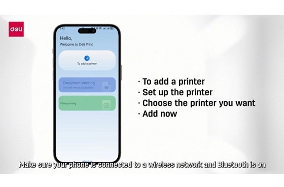 05 ©Deli Εκτύπωση APP-Bluetooth δικτύωσης