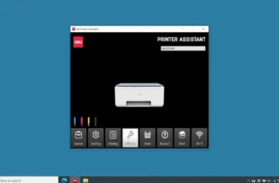 07 Εκτύπωση Καθαρισμού κεφαλής μέσω υπολογιστής