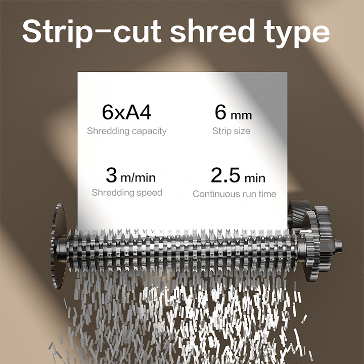et102sc strip cut small paper shredder factory
