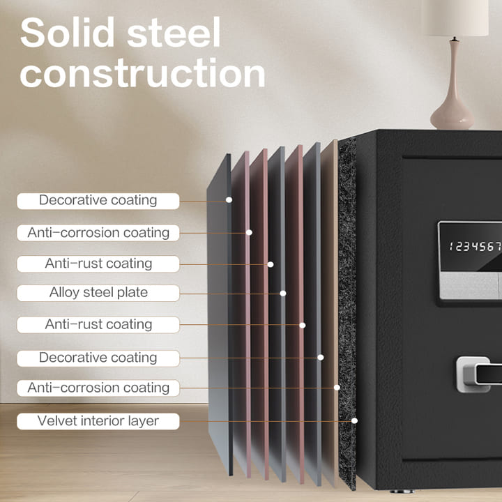 et620 dual locks digital safe china