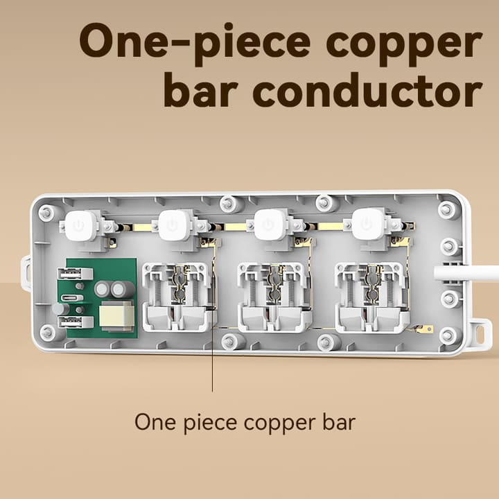 ct711 4 holes 2m universal conventional power strip supplier