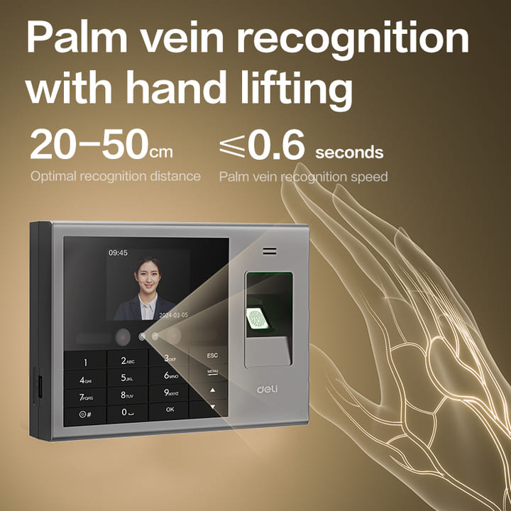 es172 fingerprint face palm vein attendence machine china