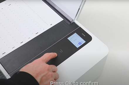 Βαθμονόμηση μέσω εκτυπωτή Deli εκτυπωτή D311NW