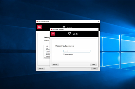 Ρύθμιση δικτύου υπολογιστή εκτυπωτή D311NW εκτυπωτής μελάνης