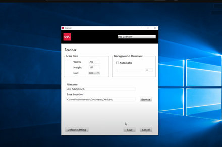 Σάρωση εκτυπωτή D311NW μελάνια