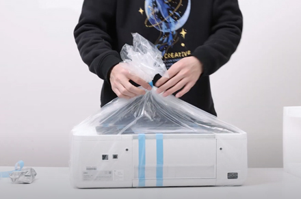 Αποσυσκευασία βίντεο Deli εκτυπωτή D311NW μελάνια