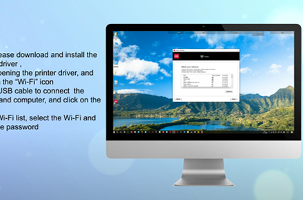 Deli Εκτυπωτής P2500 WiFi Μοντέλο- κινητό - Αεροπλάνος