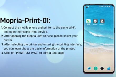 Deli Εκτυπωτής M3100 WiFi μοντέλο-Mobile-Mopria