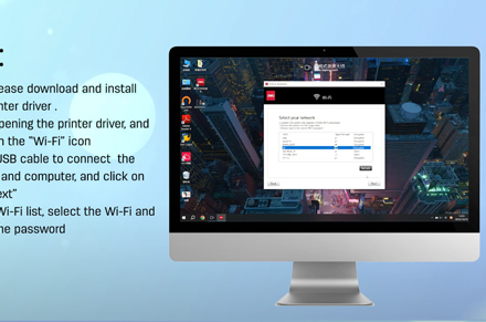 Deli Εκτυπωτής (Σύνδεση Wi-Fi μέσω του υπολογιστή των Windows)