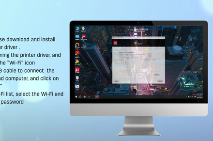 Deli Εκτυπωτής (Σύνδεση Wi-Fi μέσω του υπολογιστή των Windows)