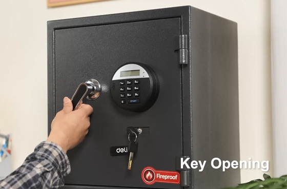 01 Deli Σειρά ET580 Ηλεκτρονικό κωδικό πρόσβασης πυρκαγιά κουτιά